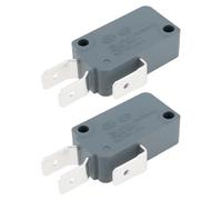 eMagTech 2pcs Microwave Oven Door Switch V15T16-CZ200 Compatible with Honeywell WPW10330566 W10330566 W10217468 16A 250V 1/2hp