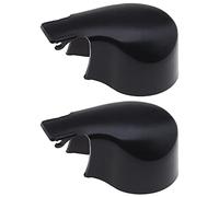 eMagTech 2pcs Plastic Car Auto Rear Windshield Wiper Arm Cover Cap Black 5K6955435 5K6955427A Compatible with VW-Skoda