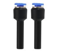 eMagTech 2Pcs Pneumatic Push FIT Reducer Straight Connector Straight Push to Connector Reducer Fitting for 4mm O.D. Pipe to 6mm Bore Hose