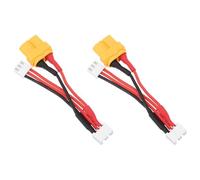 eMagTech 2Pcs RC Helicopter 2S Battery Charger Cable XT60H-F 7.2V Output Compatible with Goosky S1