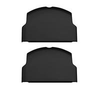 eMagTech 2PCS Replacement Battery Door Covers Cases Protectors Compatible with SONY PSP 2000 2003 2004 3000 3003 3004 Black Plastic Console Accessories