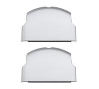 eMagTech 2PCS Replacement Battery Door Covers Cases Protectors Compatible with SONY PSP 2000 2003 2004 3000 3003 3004 Silver Plastic Console Accessories