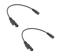 eMagTech 2pcs SAE Male to DC 5.5x2.1mm Female Adapter Cable,SAE to DC Power Extension Cable Compatible with Solar Panel Charge and Automotive Battery Connector