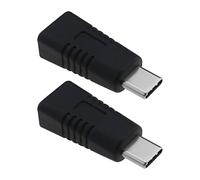 eMagTech 2PCS Type-C Male to Mini USB Female Adapter Support Charge & Data Sync Connector Converter for Mobile Phone Tablet Digital Camera Bluetooth Headset