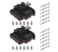 eMagTech 2x 6 Pin Car Tail Light Rear Lamp Plug Connector 61132359993 Compatible with BMW 1 2 3 4 Series F20 F21 F22 F23 F28 M2 F30 F31 F32 F33 F36 6 Pin Electrical Connector