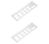 eMagTech 2x I/O Shield Backplate Replace OEM MCP-260-00084-0N Compatible with Supermicro X10SDV X10SLH 2U+ Chassis