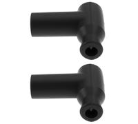 eMagTech 2x Motorcycle 90¡ã Waterproof Spark Plug Cap TB05EMA 8636 Aperture 8mm for Dual Sport Motorcycles Scooters