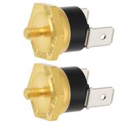 eMagTech 2x Thermostat Switch T81 M4 Thread 104°C 16A 250V 1NC Compatible with LA PICCOLA Cecilia Piccola Sara Espresso Machine