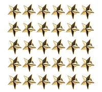 eMagTech 30PCS Star Lapel Pins 18mm Gold Star Pin 5 Pointed Metal Star Pin Star Lapel Pin Costume Decoration Star Pin for Women and Men