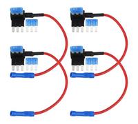 eMagTech 4 Pack Fuse Tap 12V 15A Piggyback compatible with Micro3 (ATL) Compatible with AddACircuit for Dash Cams LED Underglow