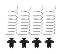eMagTech 4 Sets Car Front Grille Emblem Repair Springs and Fixing Clips 1125799 1505788 Car Grille Spring Fixing Buckle Compatible with Ford Focus Mk2 C-Max II Kuga