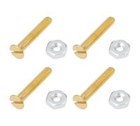 eMagTech 4 Sets Guitar Amplifier Strap Handle Mounting Screw Nut Kit 8-32 x 1 Inch UNC Compatible with Vox