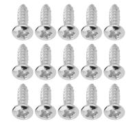 eMagTech 40Pcs Guitar Pickguard Screws 3 x 12mm Compatible with Ibanez RG Guitars #4 X 1/2 inch Silver