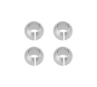 eMagTech 4PCS Aluminum Alloy Low Friction Suspension Arm Balls Low Friction RC Model Car Parts Compatible with Ta-miya TT02 54559 1/10 RC Car