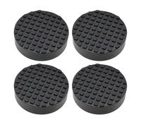 eMagTech 4pcs Black Rubber Car Jack Pad Rubber Buffer Cars Repair Accessories Lifting Platform Pad Frame Protector for Car Floor Jack