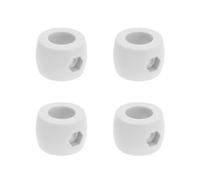 eMagTech 4pcs Goal Bars Stop Ring Adjusting Ring Hollow Rod Stop Ring Plastic Goal Rod Positioner for 5/8 inch 15.9mm Telescopic Poles Table Football Accessories