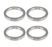 eMagTech 4Pcs Motorcycle Exhaust Gasket 40x31x5mm Compatible with Yamaha YBR 125 (EFI) 2007-2014