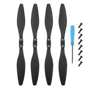 eMagTech 4Pcs Propeller Blade Replacement Compatible with Holy Stone 720/720E Drones Plastic Drone Folding Propeller Blades with 8X Screws & 1x Screwdriver
