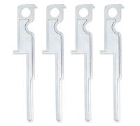 eMagTech 4Pcs Stereo Removal Tools Compatible with Kenwood Compatible with Skoda Fabia Car Radio Removal Tool Key Car Accessories 12cm