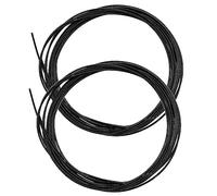 eMagTech 4Pcs Twist Lock Shoelaces Replacement Compatible with BOA Compatible with Engelbert Strauss Compatible with Shimano Elastic Locks Shoe Laces Black