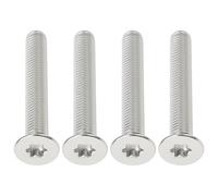 eMagTech 4x Car Flat Head Torx Front Door Hinge Bolts M8x55mm Compatible with Land Rover Defender 90/110 Td5 Tdci 1998-2016