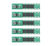 eMagTech 5 Pack 18650 Lithium Battery BMS Protection Board 1S 10A 4 MOS 1S 3.7V 10A 4 MOS BMS for Single 18650 Cell Builds with Overcharge Overdischarge Overcurrent Short Circuit Protection