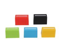 eMagTech 5 Pieces Fader Knobs DJ Controller Mixer Console Fader Cap Slider Replacement 22x11.5x14mm Compatible with Pioneer DJM DDJ XDJ Denon (5 Colors)