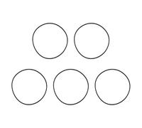 eMagTech 5pcs 60mm Cassette Tape Deck Recorder Rubber Drive Belt for Tape Players Cassette Decks CD ROM Drives
