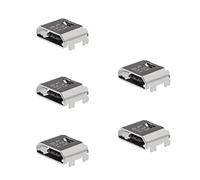 eMagTech 5pcs Charging Port Micro USB Dock Connector Replacement Charging Port Block Plug Compatible with Samsung Galaxy Tab A/Tab E/Core Prime