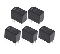 eMagTech 5Pcs G5V-1-DC5V Small Signal PCB Relays 167Ω Electromagnetic Power Relay 6Pin SPDT Signal Relay for Applications Including Home Automation Industrial Control, Black