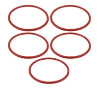 eMagTech 5Pcs O-Ring Belt Drill Press Replacement Compact Drill Belt for Mini Bench Drill 76x68x4mm Red Vulcanized Polyurethane Rubber