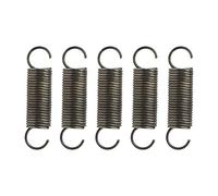 eMagTech 5X Extension Compressed Spring Dual Hook Spring Diameter 1.0mm OD 10mm Length 40mm for Furniture Screen Doors Repair Projects