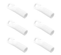 eMagTech 6Pcs Vertical Blind Wand Tip Hooks 50mm POM Hangers for Home Office Curtain Track System