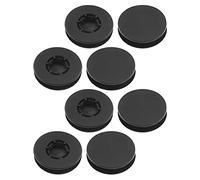 eMagTech 8pcs BQ6680520 Car Floor Mat Fixation Clips Compatible with Mercedes-Benz GLK/SLK/ML/RS /350/600 Car Replacement Accessories Plastic Black