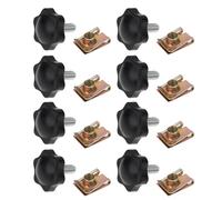 eMagTech 8PCS Motorcycle Saddlebag Lock Mounting Theft Deterrent Bolt with Metal U-Clips Compatible with H-arley Touring 1993-2018