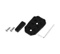 eMagTech Black Motorcycle Pedal Widening Enlarging Extender Pad Set Compatible with Honda CB125R CB300R CB500X