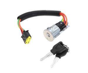 eMagTech Car Ignition Barrel Switch Steering Cylinder Lock with 2 Keys 7701469419 7701471098 7701471220 Compatible with Renault