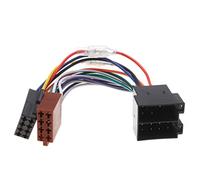 eMagTech Car Radio ISO Wire Harness Adapter Compatible with Alpine Compatible with Clarion Compatible with Kenwood 16 Pin Plug and ISO Socket 16cm