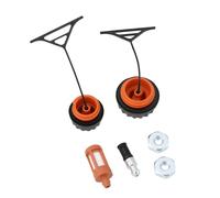 eMagTech Chainsaw Gas And Oil Cap And Filter Kit Replace OEM 0000 350 0520 0000 350 0510 Compatible with Stihl 020 023 024 025 026 028 029 034