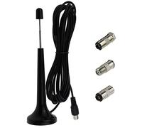 eMagTech Digital Antenna Portable Indoor/Outdoor Freeview HD DVB-T TV Aerial/DAB Radio 3.5M for Tuner Stereo Amplifier Home Cinema System Car Radio