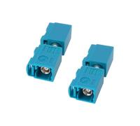 eMagTech Fakra Z Adaptor Female to Female for Automotive Telematics GPS Radio Systems Aerial Applications Water Blue Pack of 2