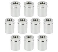 eMagTech Pack of 10 Hydraulic Swage Ferrules Non-Skive Hydraulic Swage Ferrules Hose Hydraulic Ferrules Suitable for SAE R1AT/R2AT Hoses, 1/4 inch