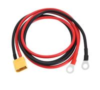 eMagTech XT90 to O-Ring Connector Cable 10AWG Silicone Terminals Extension Power Cable for RC FPV Racing Drones (XT90 Male to O-Ring Terminals)