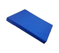 Emahesa Dog Beds Mattress with Washable & Waterproof Removable Cover, Anti-Slip Large Dog Bed, Deluxe Flannel Comfy Dog Crate Mattress (Blue, Large - 108 x 72 x 5 cm)