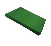 Emahesa Dog Beds Mattress with Washable & Waterproof Removable Cover, Anti-Slip Large Dog Bed, Deluxe Flannel Comfy Dog Crate Mattress (Green, Large - 108 x 72 x 5 cm)