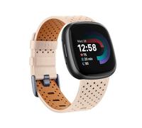 EMAIGlPO Leather Strap Fit For Fitbit Versa 3/Versa 4 Sense/Sense 2Band Bracelet Watchband Strap(Pink,FOR FITBIT VERSA 3_SIZE S)