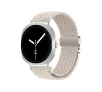 EMAIGlPO Nylon Braided Loop Strap Fit For Samsung Galaxy Watch 8 Classic 46mm 40/44mm Parachute Buckle Watchband(Starlight,For Watch 8 Classic 46mm)