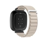 EMAIGlPO Nylon Loop Strap fit for Fitbit Versa 4/3 Sense 2/1 Replaceable Wristband Sport Watchband Accessories(Starlight,For Fitbit Sense)