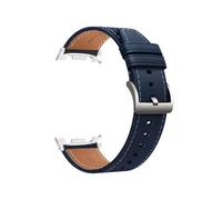 EMAIGlPO Soft Leather Strap Fit For Samsung Galaxy Watch 8 40/44/46mm No Gaps Replacement Casual Correa Bracelet(Blue-1)