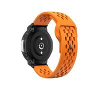 EMAIGlPO Sports Breathable Silicone Strap Suitable Fit For Amazfit T-REX 3 2 Replacement Wristband(Orange,For Amazfit T-REX 3)